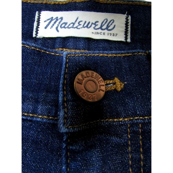 Madewell High Riser Skinny Jeans Sz 26 x 28 Dark Wash Stretch - Picture 6 of 7